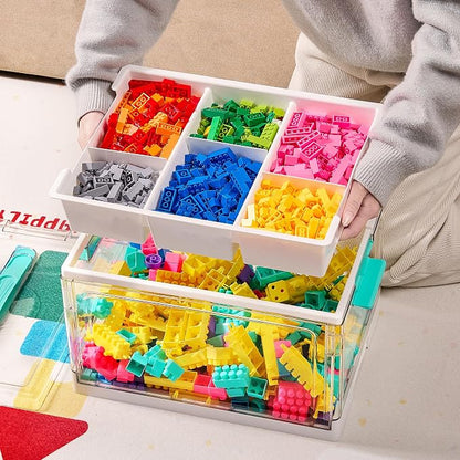 Vtopmart 24 QT Clear Plastic Craft Organizers and Storage Box - Image 6