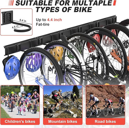Ultrawall Bike Storage Rack, Wall Mount Bicycle Rack Vertical Bike Hanger - Image 4