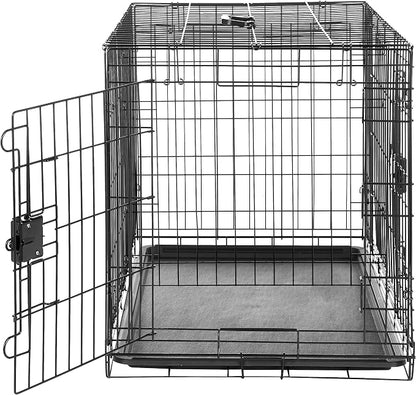 Amazon Basics - Durable, Foldable Metal Wire Dog Crate - Image 3