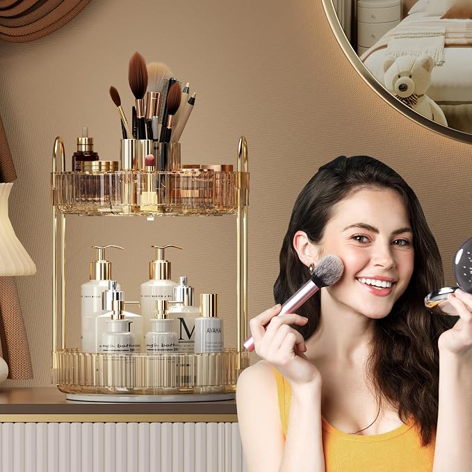YCIA&DONE Rotating Makeup Organizer - Image 2