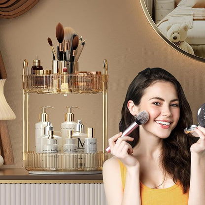 YCIA&DONE Rotating Makeup Organizer - Image 2