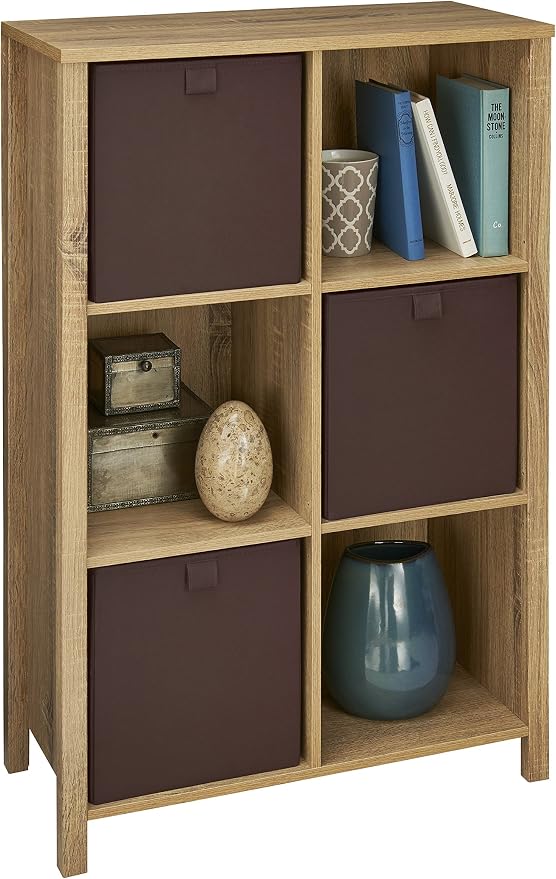 ClosetMaid 16053 Premium Adjustable 6-Cube Organizer, Weathered Oak - Image 5