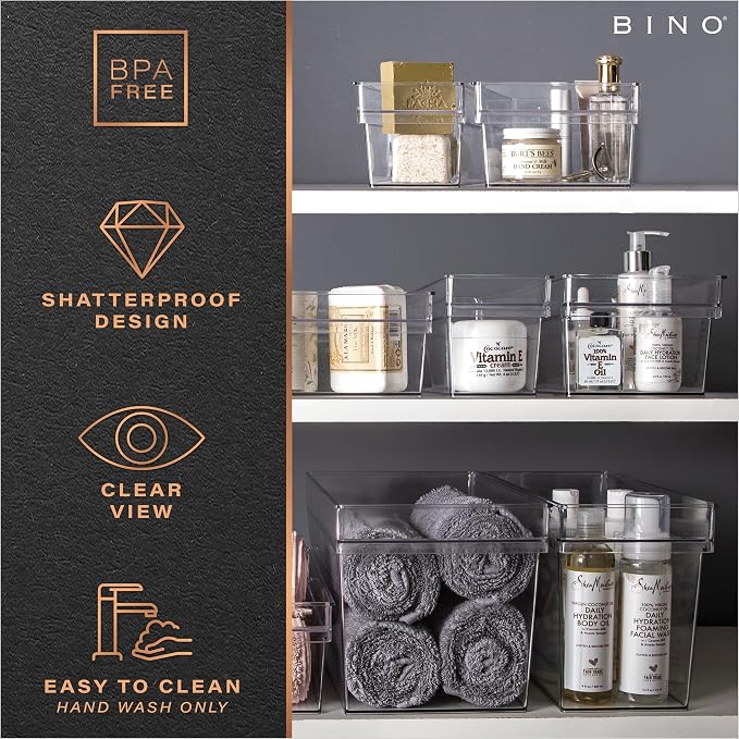 BINO | Plastic Storage Bins, Small | THE HANDLER COLLECTION | Multipurpose - Image 7