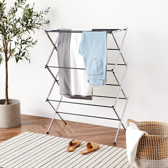 Amazon Basics Foldable Portable Laundry Drying Rack - Image 2
