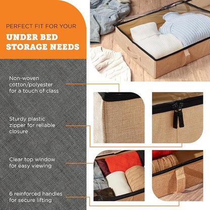 storageLAB Under Bed Storage Containers, Closet Organizers - Image 4