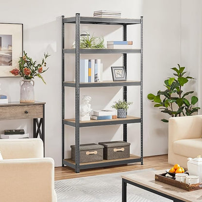 Topeakmart 5-Tier Garage Storage Shelving Unit Adjustable Metal Shelves Heavy - Image 2
