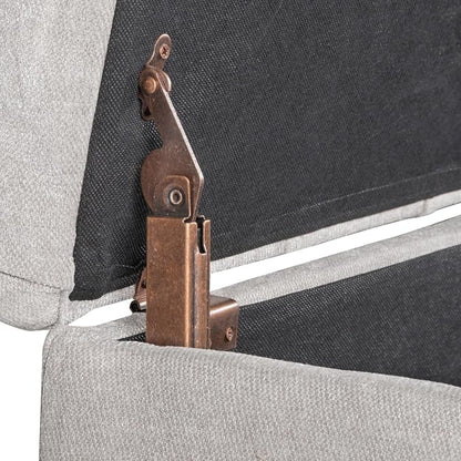 Homepop Home Decor | Tufted Ainsley Button Storage Ottoman Bench - Image 7