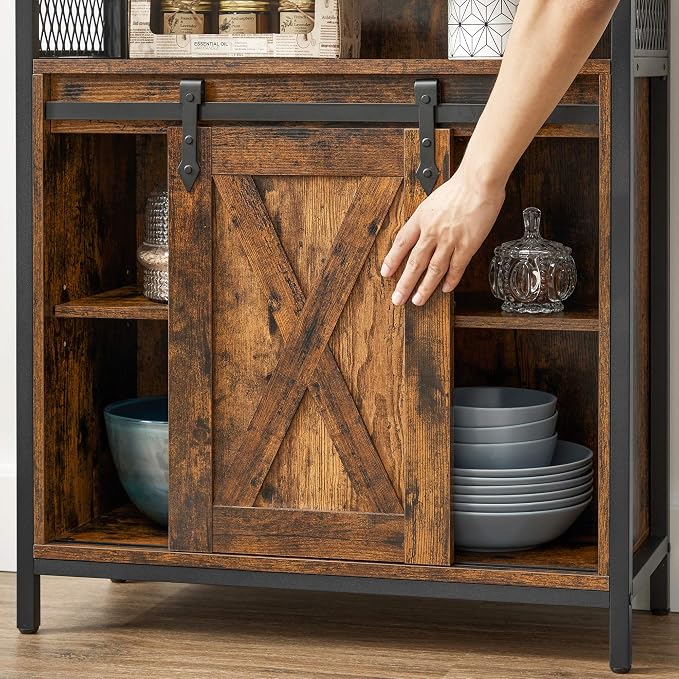 VASAGLE Buffet Cabinet, Coffee Bar Storage Cabinet, Sideboard - Image 4
