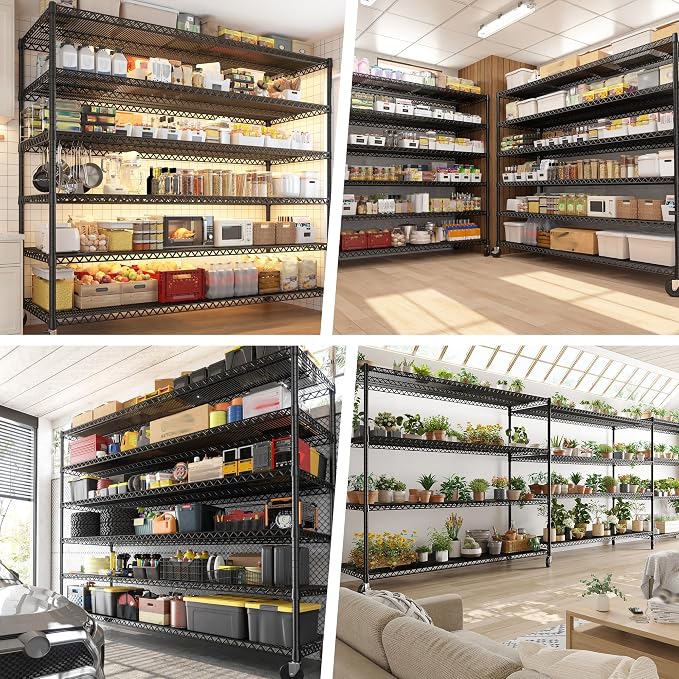 REIBII 6-Tier Wire Shelving Units - Image 5