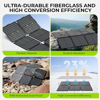 Portable Solar Generator, 300W Portable Power Station - Image 6