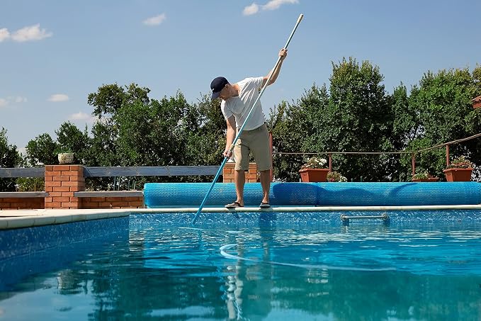 POOLWHALE Professional 12 Feet Blue Anodized Aluminum Telescopic Swimming Pool - Image 6