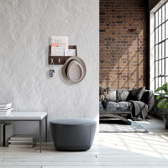 Flintar Wall Mount Key and Mail Holder - Image 3