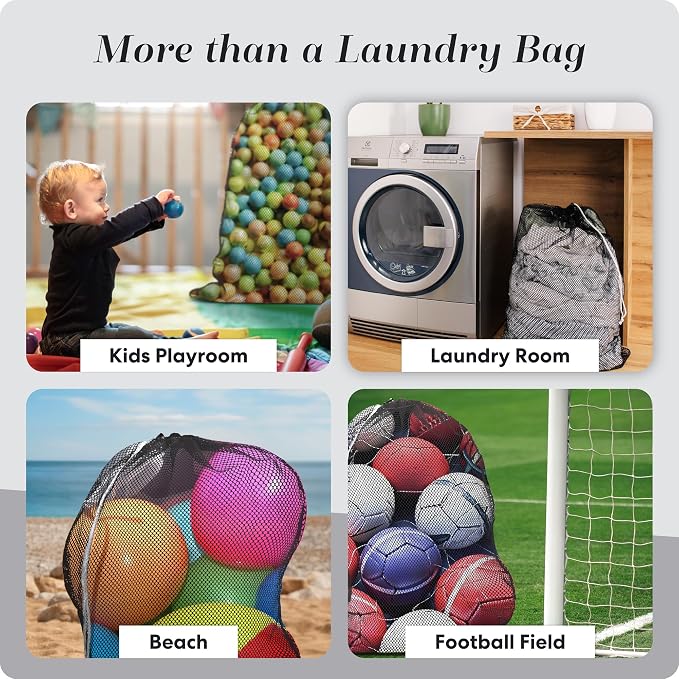 Handy Laundry Mesh Laundry Bags XL 24" x 36" – 2 Pack Heavy Duty, Machine - Image 7