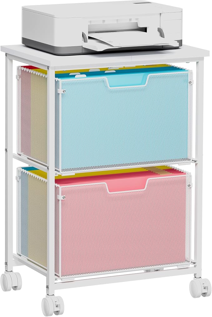 Sbanmao Letter/Legal Rolling File Cabinet, Rolling File Cart by shengbaomaoyi