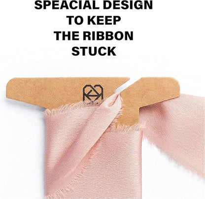 Vitalizart Ribbon Storage Organizer 50 Pcs Ribbon Spools Empty Cardboard Yarn - Image 5
