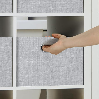 Posprica Closet Organizers and Storage, 4 Pack Large Linen Storage Bins - Image 6