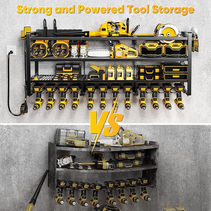 49.5" W Large Power Tool Organizer Wall Mount - Image 6