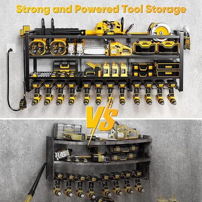 49.5" W Large Power Tool Organizer Wall Mount - Image 6
