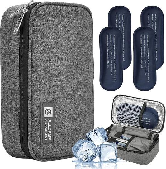 ALLCAMP Insulin Cooler Travel Case TSA Approved, Diabetic Medication Cooler Bag by ALLCAMPOUTDOORGEAR