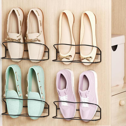4Pack Wall Mounted Shoe Rack by PrimZootyDesign