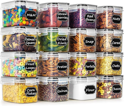 Wildone Cereal & Dry Food Storage Container Set of 16 by Wildone