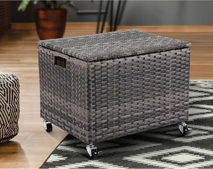 BIRDROCK HOME Rolling File Box - Image 6