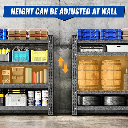 48" W Storage Shelves 3000lbs Garage Metal Shelving Heavy Duty Garage Shelves - Image 4