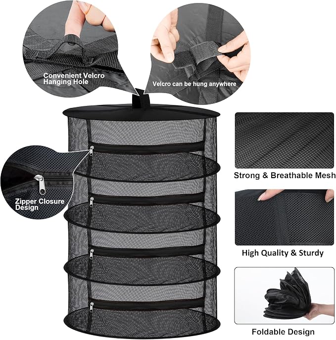 Desy & Feeci 4-Layer Herb Drying Rack - Image 4
