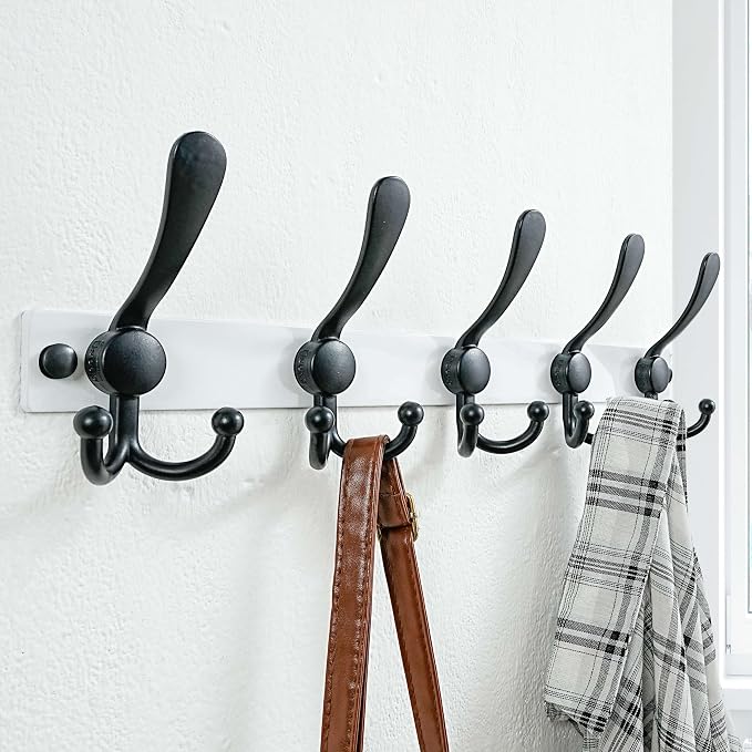 Dseap Coat Rack Wall Mount 2.0 Pro: Heavy Duty 300% Thicker, Stainless Steel - Image 4