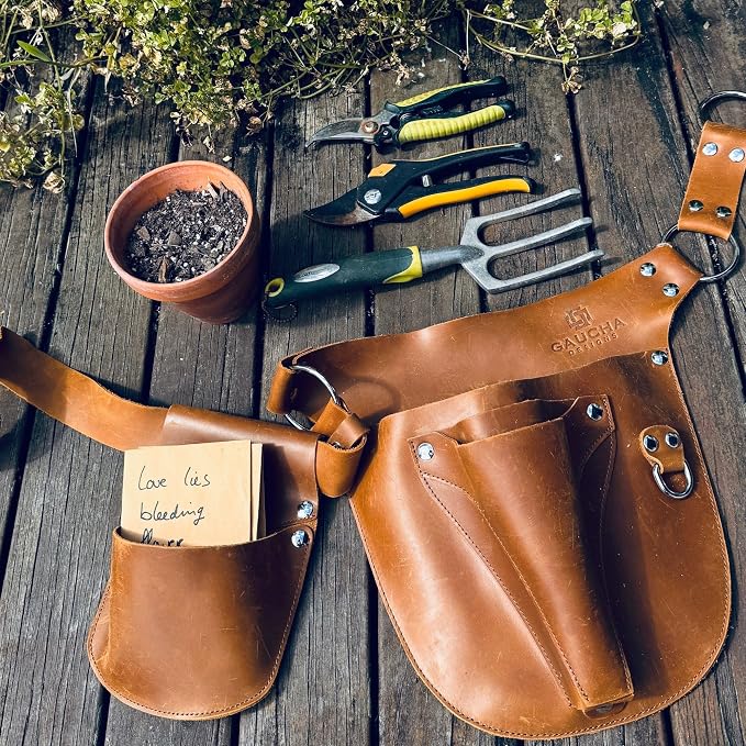 Leather Garden Tool Belt - Image 8