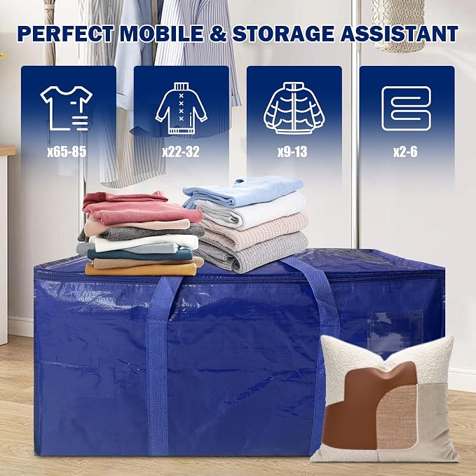 12 Pack Extra Heavy Duty Large Moving Bags - Image 6