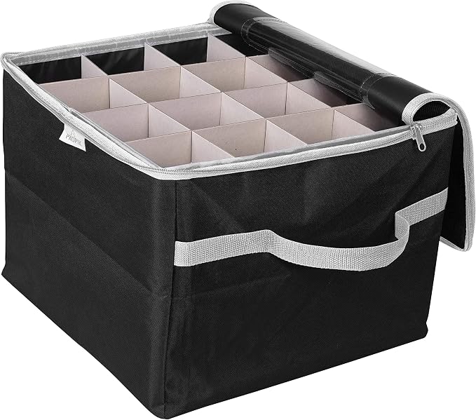Christmas Ornament Storage Box, Organizer Holds Up to 48 Xmas Balls - Image 3