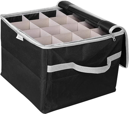 Christmas Ornament Storage Box, Organizer Holds Up to 48 Xmas Balls - Image 3