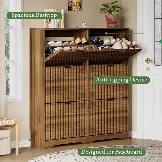 Xixini Shoe Storage Cabinet for Entryway - Image 4