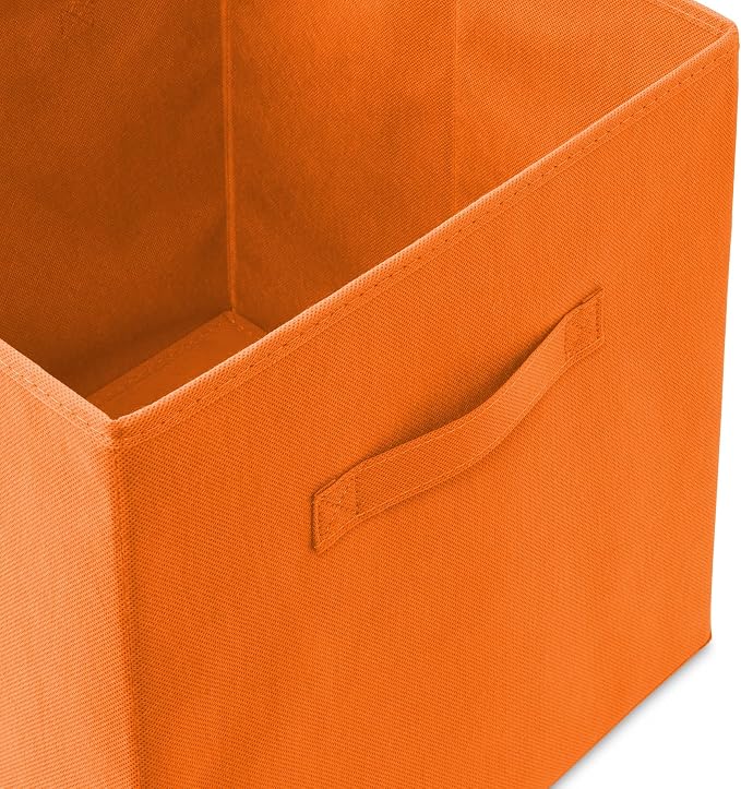 Casafield Set of 6 Collapsible Fabric Cube Storage Bins, Cubby Organizers & More - Image 3
