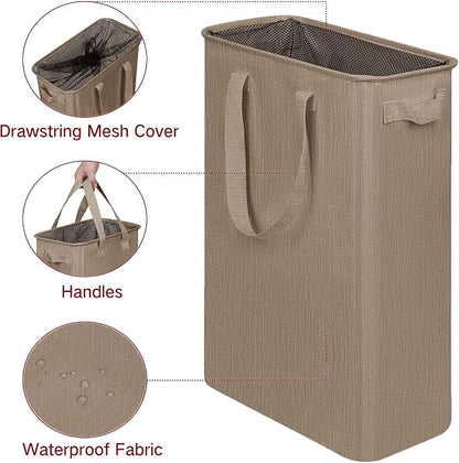 efluky Slim Laundry Basket, Narrow Laundry Hamper - Image 3