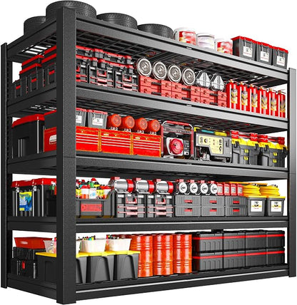 55.1" W Metal Shelving 5 Tier Garage Shelving 3050LBS Storage Shelves - Image 7