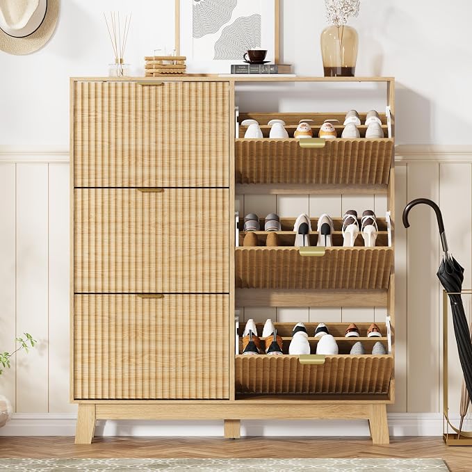 HUANLEGO Shoe Cabinet Storage for Entryway - Image 7