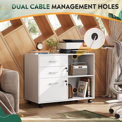 DEVAISE 3-Drawer File Cabinet - Image 3