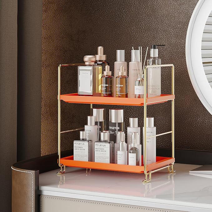 FSyueyun 2-Tier Bathroom Countertop Organizer, Bathroom Organizers and Storage - Image 6
