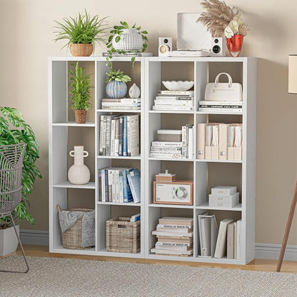 VDNEND Cube Storage Organizer Bookcase, Decorative 11 inch Open Back Cubical - Image 5