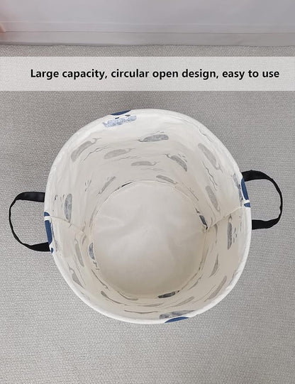 QUEENLALA Large Storage Basket, Laundry Hamper/Bathroom/Home Decor/Collapsible - Image 7