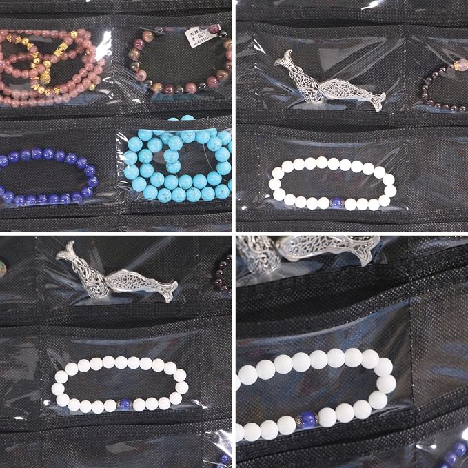 DIOMMELL 80 Pockets Hanging Jewelry Organizer - Image 5