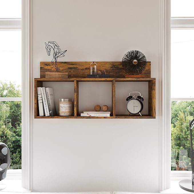 Danya B. Modern 3 Cube Floating Wall Shelf - Image 2
