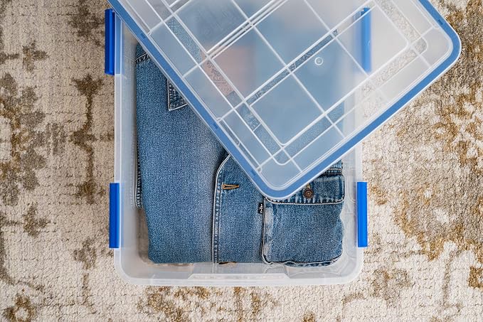IRIS USA 3-Pack 26.5 Qt Storage Bins - Image 5