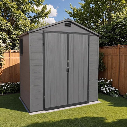 Patiowell 6X4 FT Plastic Outdoor Storage Shed by Patiowell
