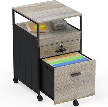 SHW Box File Rolling Mobile Cabinet by SHW