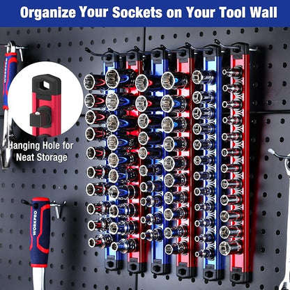 WORKPRO Magnetic Socket Organizer - Image 7