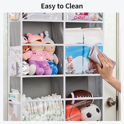 JARLINK Over the Door Organizer, Extra Large Storage - Image 5