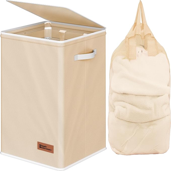 Simple Houseware Foldable Laundry Hamper Basket by SimpleHouseware